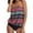 Hot Pink, variant on Two Piece Tankini Bathing Suits for Women Halter Bandeau Swim Top with Bottom Swimsuit
