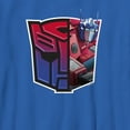 thumbnail image 2 of Boy's Transformers: EarthSpark Optimus Prime Autobots Logo  Graphic Tee Royal Blue Small, 2 of 5
