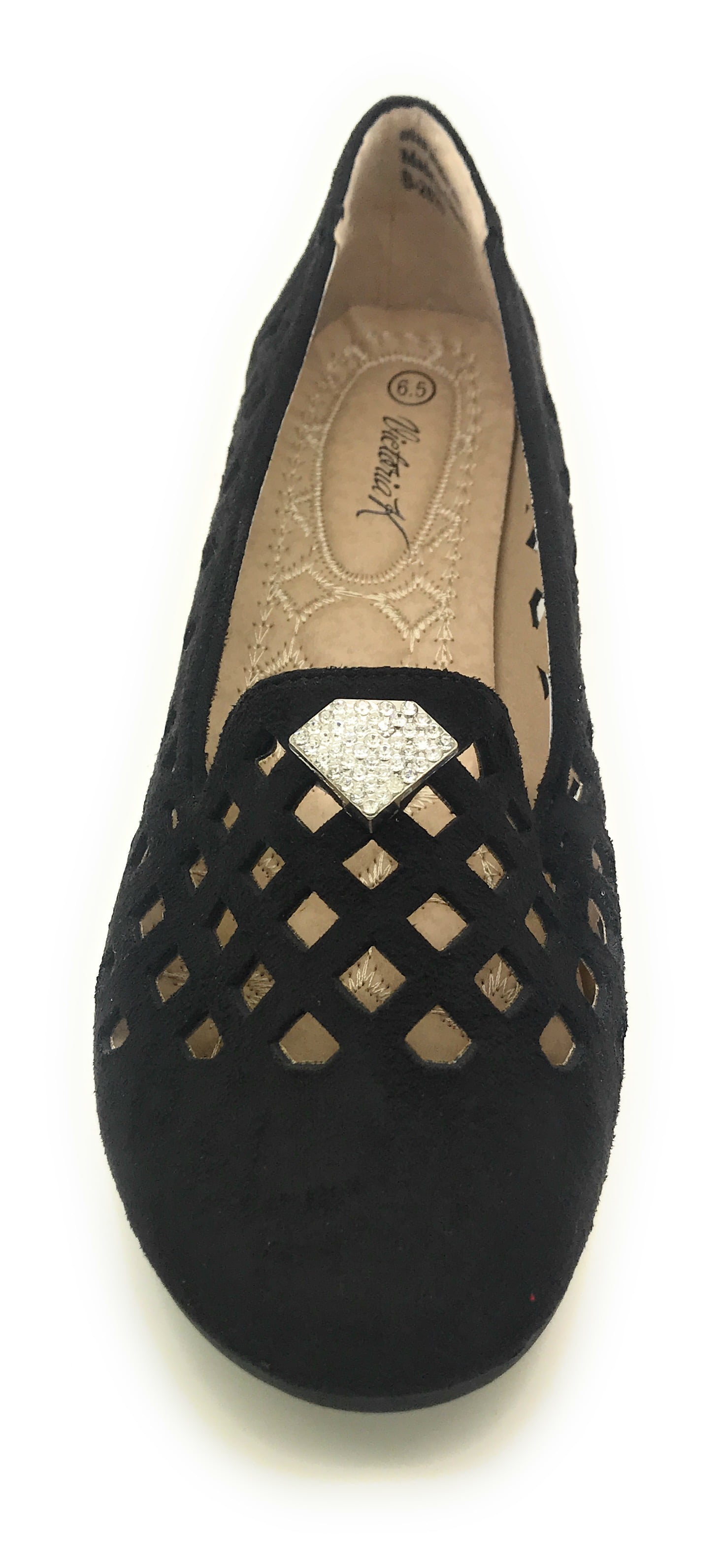 Victoria K. Women's Cut Out Smoking Flat