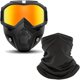 thumbnail image 1 of wonima02 Motorcycle Goggles with Removable Full Face Mask Riding Glasses Dirt Bike ATV Motocross Detachable Eyewear Offroad Airsoft Paintball Cycling Protective Anti-Fog Goggle for Adults, 1 of 1