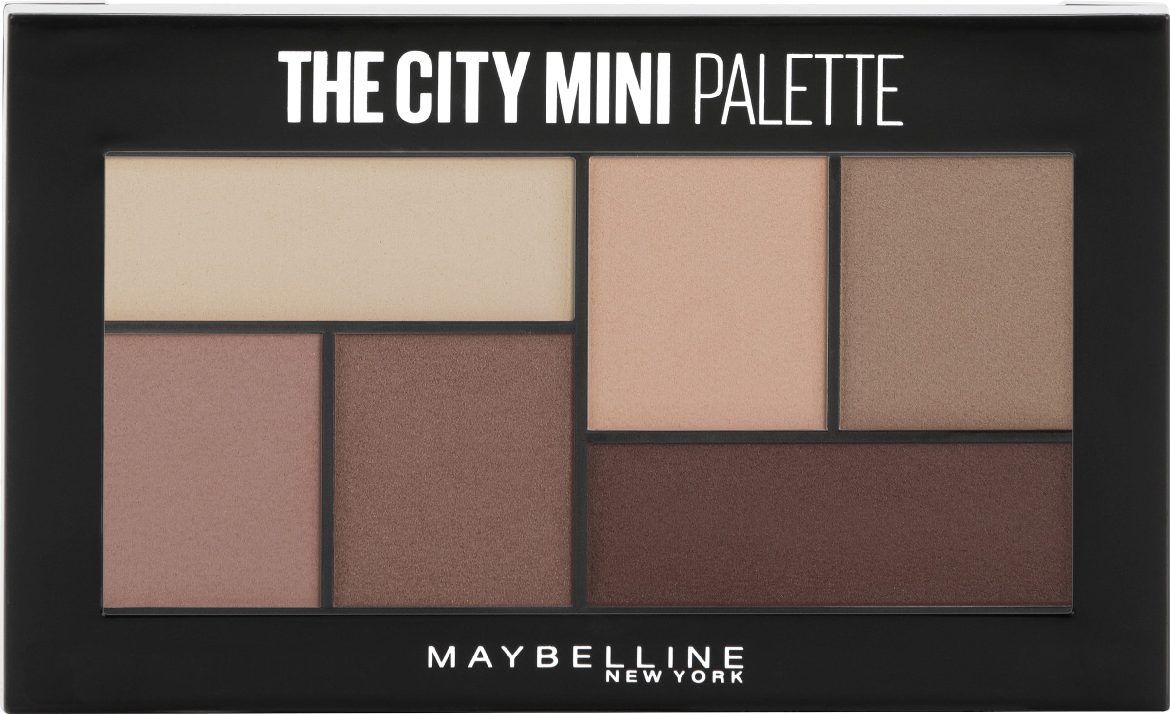Maybelline The City Mini Eyeshadow Palette Makeup, Matte About Town, 0.14 oz (Pack of 2)