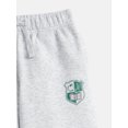 thumbnail image 3 of Wonder Nation Girls Fleece Hoodie and Wide Leg Sweatpants Set, 2-Piece, Sizes 4-18, 3 of 3