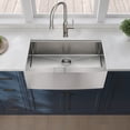 thumbnail image 6 of Farmhouse Apron Single Bowl Stainless Steel Kitchen Sink with Workstation, 6 of 12