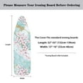 thumbnail image 5 of KUIFORTI Blossom Cherry Ironing Board Cover Blue Marble Iron Board Cover Standard Size Ironing Board Pad Cover Non Slip Thick Padding, 5 of 5
