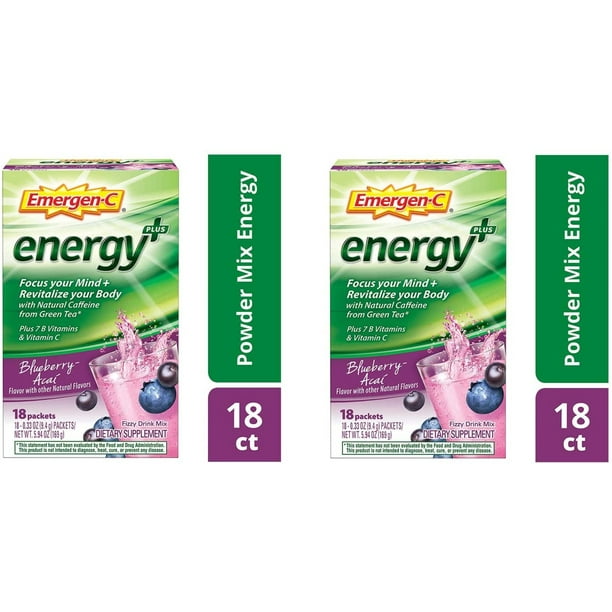 ( Energy+ (18 Count, BlueberryAcai Flavor) Dietary Supplement Drink
