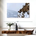 thumbnail image 3 of Elephant Stock Winter Bighorn Sheep Wall Art - Horizontal Canvas Wall Art - Living Room Wall Decor - Animal Canvas - White And Brown Decor - 39" x 26", 3 of 8