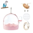 thumbnail image 1 of Portable Bird for Small Animals - Spacious Lightweight Travel Cage for Parrots and Hamsters with Comfortable Shoulder Strap and Easy Ventilation Design, 1 of 8