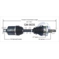 thumbnail image 1 of TrakMotive GM-8035 Arbre d'Axe de CV, 1 of 1
