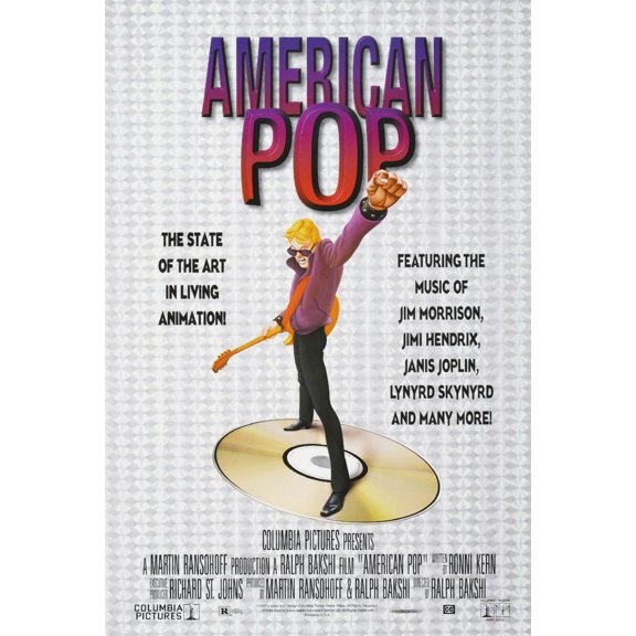 American Pop Movie Poster Reprint 27inx40in for any room 27x40 Multi-Color Square Adults Best Posters