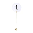 thumbnail image 3 of Weddingstar Classic Round Table Number Holder - Brushed Gold, 3 of 3