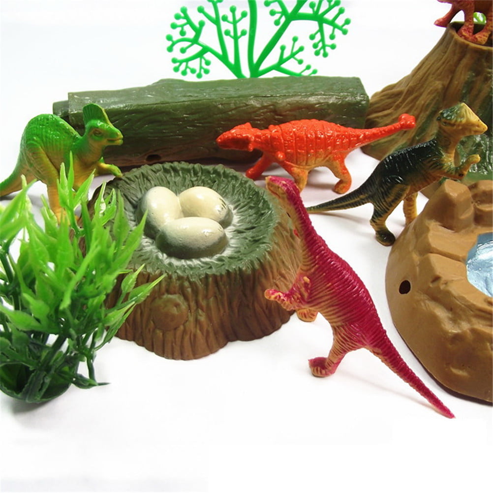 Plastic Dinosaur Model Action&Figure Toy Kids Sand Table Scenery Accessory~NJ