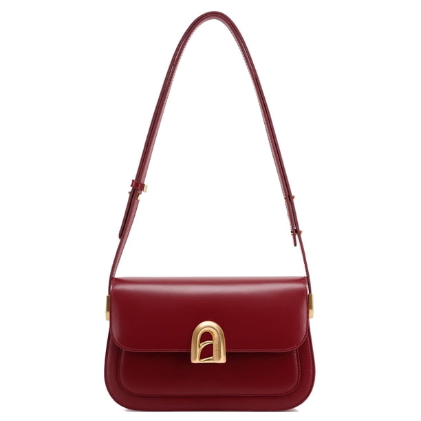 LA FESTIN Bolso de hombro de cuero para mujer - Bolsos cruzados con correa ajustable para mujer, bolsos de diseñador Bolsos tipo cartera