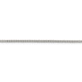 thumbnail image 2 of Auriga Fine Jewelry 925 Sterling Silver Rhodium-plated 2 mm Curb Chain Necklace for Women 28", 2 of 7