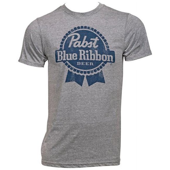 Pabst Blue Ribbon 805388-L Pabst Blue Ribbon PBR Blue Logo T-Shirt - Large