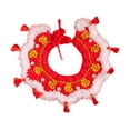 thumbnail image 3 of Collar de gato tejido a mano, accesorio para mascotas, decorativo, ajustable, tejido a mano. XS, 3 of 9