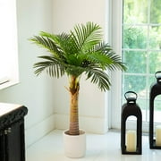 Nearly Natural Artificial Coconut Palm Potted Tree - 4