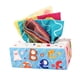 thumbnail image 5 of Juguete de caja de pañuelos para bebé, juguetes de confort, juguetes de desarrollo coloridos de papel cuadrado para jugar, Cognitivo 10 seda 3, 5 of 9