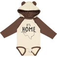 thumbnail image 3 of Inktastic Its Home- State of Texas Outline Distressed Text Boys or Girls Long Sleeve Baby Bodysuit, 3 of 5