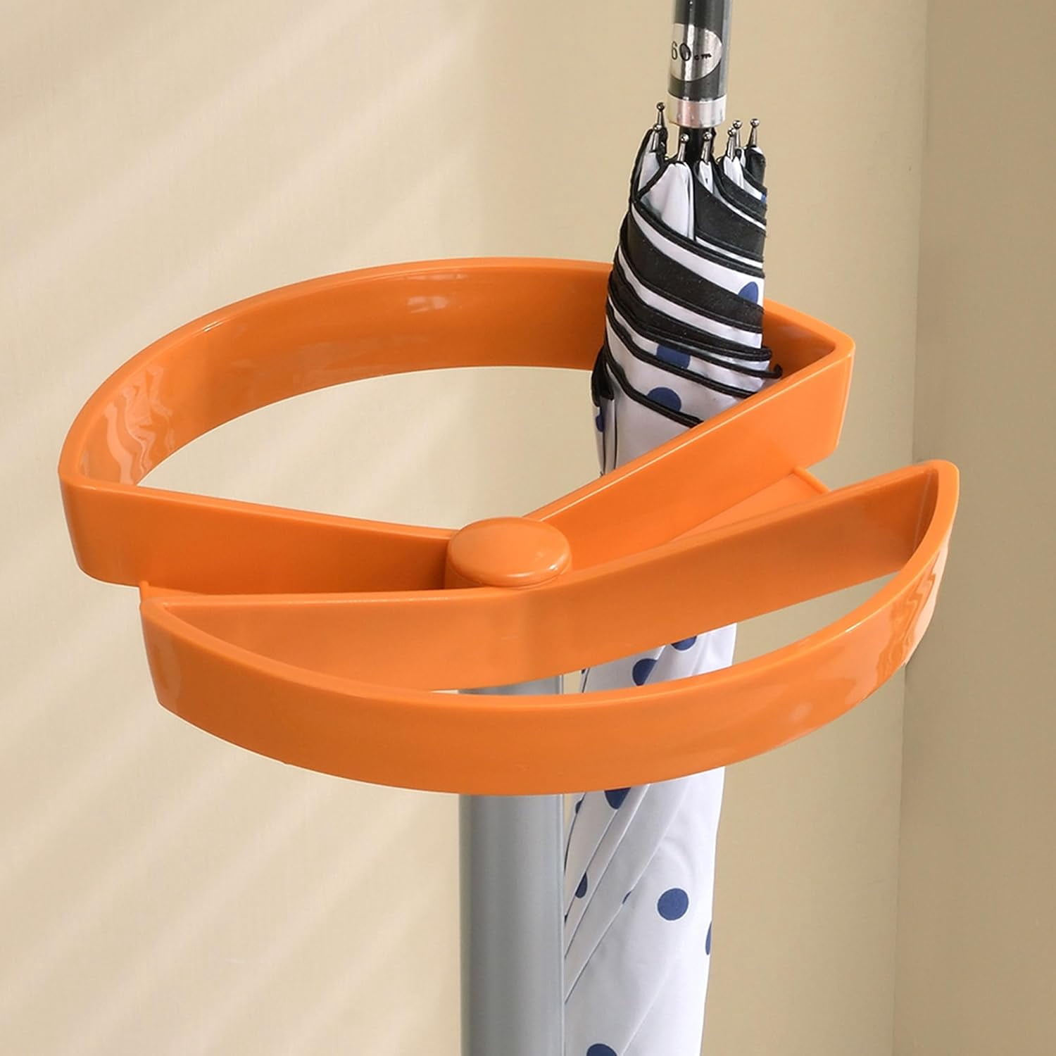 Bromna Umbrella Stand Rack, Free Standing Umbrella Holder, Orange