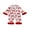 Red, variant on Baby Girl Valentine’s Day Pajamas Bow Heart Print Fur Cuff Romper Long Sleeve Button Down One-Piece Jumpsuit Sleeper Infant Sleepwear,0-18M