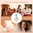 thumbnail image 6 of S925 Heart & Rose Flower Dangle Charm for Women Moment Bracelet Necklace Pendant, 6 of 6