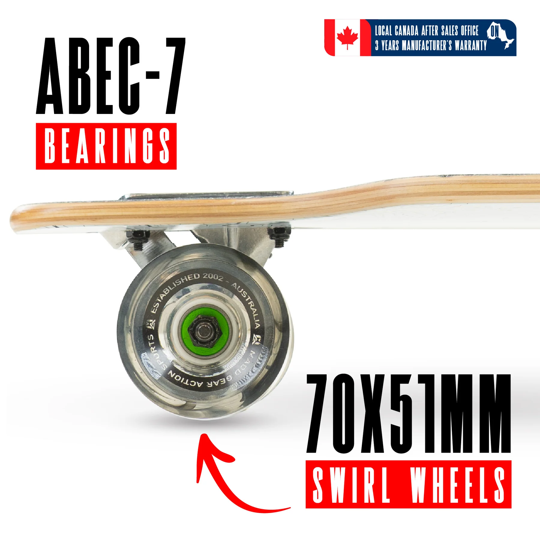 SKATEBOARD DROP THROUGH MADD GEAR 32