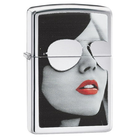 Zippo Sunglasses High Polish Chrome Pocket Lighter