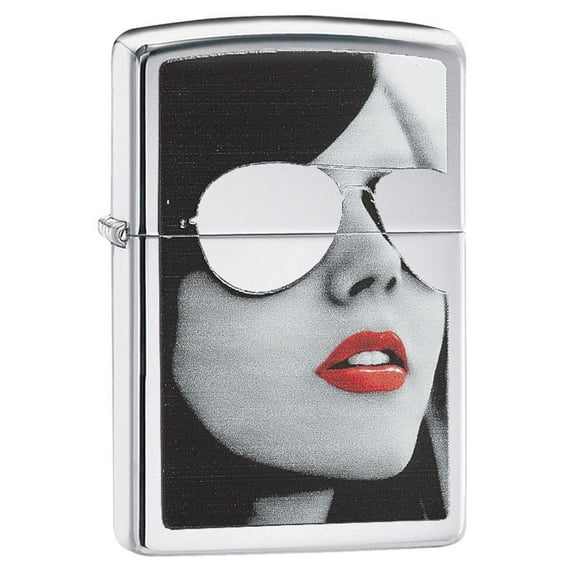 Zippo Sunglasses High Polish Chrome Pocket Lighter