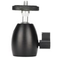 thumbnail image 1 of Tripod Ball Head Aluminum Alloy 1/4in Mini Ball Head Adapter for SLR Monopod Slider Camera, 1 of 5