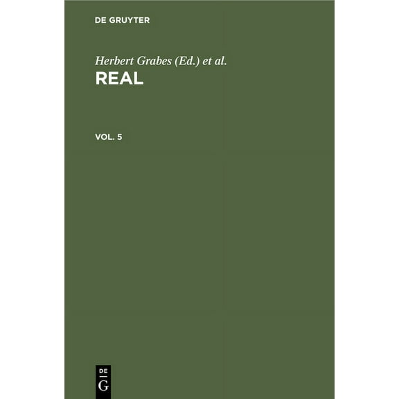 Real. Vol. 5 (Hardcover)