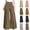#01 Brown, variant on Womens High Waist Wide Leg Palazzo Pants Front Pleated Wide Leg Plus Size Pants Flowy Loose Fit Business Casual Office Work Pants , #01 Black, XXL