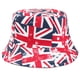 thumbnail image 2 of Sombreros con estampado de la bandera de Inglaterra, sombrero de pescador de doble cara con visera protectora solar para hombres y mujeres., 2 of 7