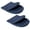 Blue, variant on Mini Oven Mitts, 2 Pcs Kitchen Gloves, Heat Resistant and Soft Quilted Cotton Lining for Safe Backing Cooking Barbecue. Size: 5.5” x 7”