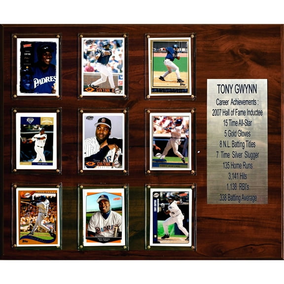 Tony Gwynn San Diego Padres 15'' x 18'' Plaque