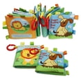 thumbnail image 3 of Libros de tela para bebés con diseño de dibujos animados Libros lavables para bebés de 0 a 3 años Juguetes educativos de aprendizaje temprano seitruly WJ4115-01, 3 of 7
