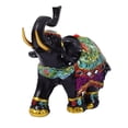 thumbnail image 5 of COSMOBETTY 1 Pc Resin Elephant Figurine Decor Desktop Adornment Symbol Of Brings Blessings, 5 of 8