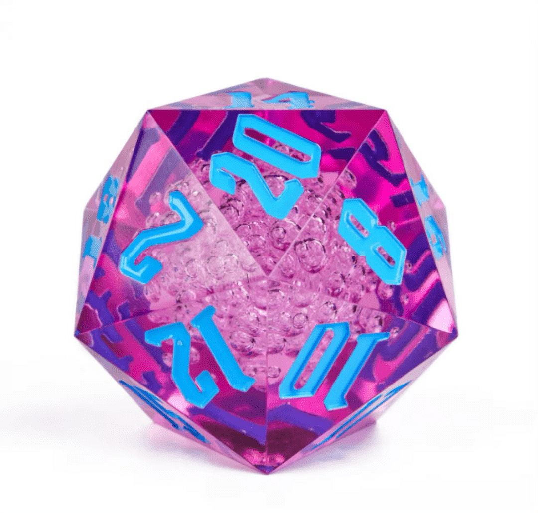 Ebon Twilight Dice Set For DnD RPG - Polyhedral Dice For Dungeons & Dragons, Pathfinder D20