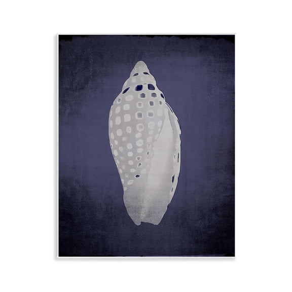 Stupell Industries Junonia on Indigo Nautical & Beach Painting Unframed Art Print Wall Art, 11 x 14