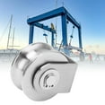 thumbnail image 4 of U Groove Wheel, Easy To Install 48mm Diameter Standard Size Rustproof Metal Track Pulley  For Industrial Carts, 4 of 8