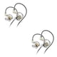 thumbnail image 4 of Tholdsy TRN MT1 Auriculares Auriculares impermeables Graves pesados ​​​​Cancelación de ruido Auriculares para correr Silicona sin Blanco sin micrófono 2piezas, 4 of 6