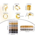 thumbnail image 4 of YIEMEEN Tarnish Proof Metal Positioning Beads Bracelet Alignment Beads Positioning Beads For Resin Clay And Cord Jewelry Making, 4 of 18