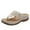 Beige, variant on OAVQHLG3B Women's Summer Flip-Flops Wedge Heel Slippers Sandals Casual Flip Flops Shoes