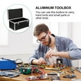 Aluminum Alloy Tool Box Multifunction Hard Storage Case Portable Parts