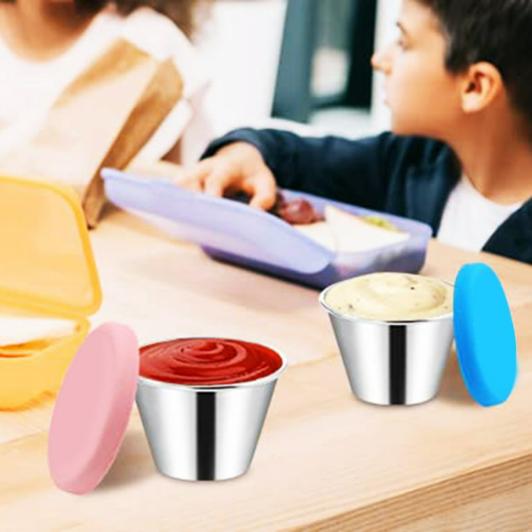 Farfi 50ml Dipping Sauce Cup Good Sealing Easy to Carry Leakproof
