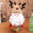 thumbnail image 2 of Caja de regalo de dulces de cristal, tamaño de sombrero de felpa de alce navideño, escaparate, latas de caramelos de regalo creativas, 2 of 5