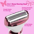 thumbnail image 2 of Electric Razors for Women Bikini Shaver for Women 4 in 1 Trimmer, Razors for Shaving Pubic Hair Remover, Painless & Safety for Pubic Body Facial Hair Removal, 2 of 7