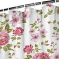 thumbnail image 4 of Waterproof Pioneer Shower Curtain 72x84 Inch Polyester Unique Cute Floral Shower Curtain for Bathroom Hotel Home Decor with 12 Plastic Hooks, 4 of 5