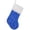 Blue-christmas stocking, variant on MKOSPLRT Sequin Christmas Stocking, Red Sequined Xmas Stocking with Faux Fur Trim and Hanging Cord, Holiday Gift Bag for Fireplace Mantel, Tree and Home Decor