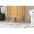 thumbnail image 5 of 18 inch single bathroom vanity in natural wood, 5 of 8