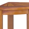 thumbnail image 4 of Uforic Corner Shower Bench,Bamboo Shower Stool with Storage Shelf,Natural, 4 of 9